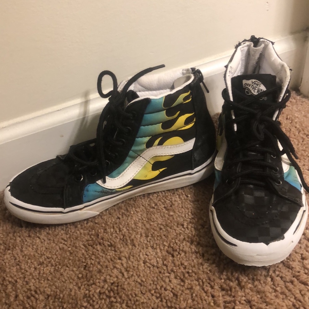 Vans High Tops Zipper Back